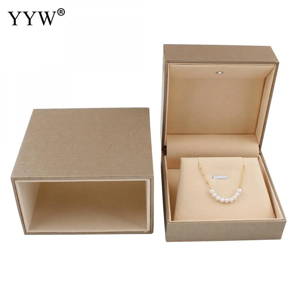 

High Quality Jewelry Wedding Necklace Display Case Box Holder With Led Light For Proposal Wedding Engagement 110.50x101x64mm