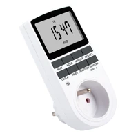 niclum electronic digital timer switch timer outlet 50hz 7 day 1224 hour programmable timing socket french only