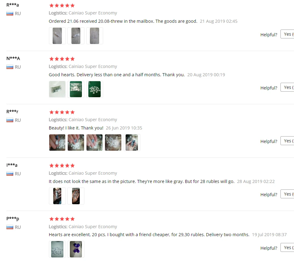 Стразы из смолы с плоской задней поверхностью в виде сердца 20 шт. для рукоделия