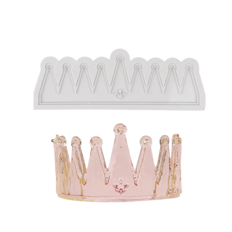 Большая силиконовая форма с короной различные формы для украшения торта