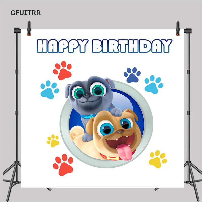 GFUITRR щенок собака Pals фотография Фон Мальчик девушка фон для фотосъемки на день