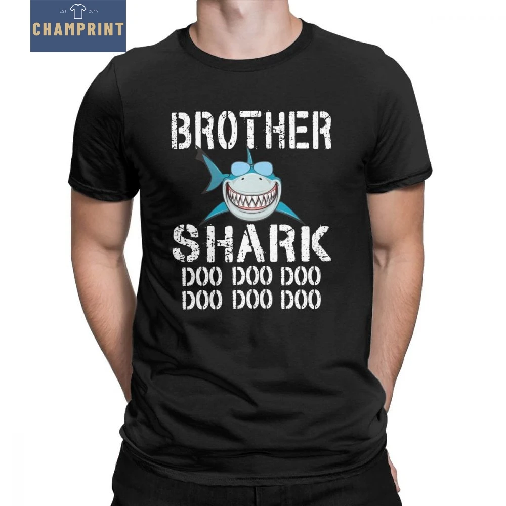 Футболки Brother Shark Doo мужские футболки с короткими рукавами и круглым вырезом