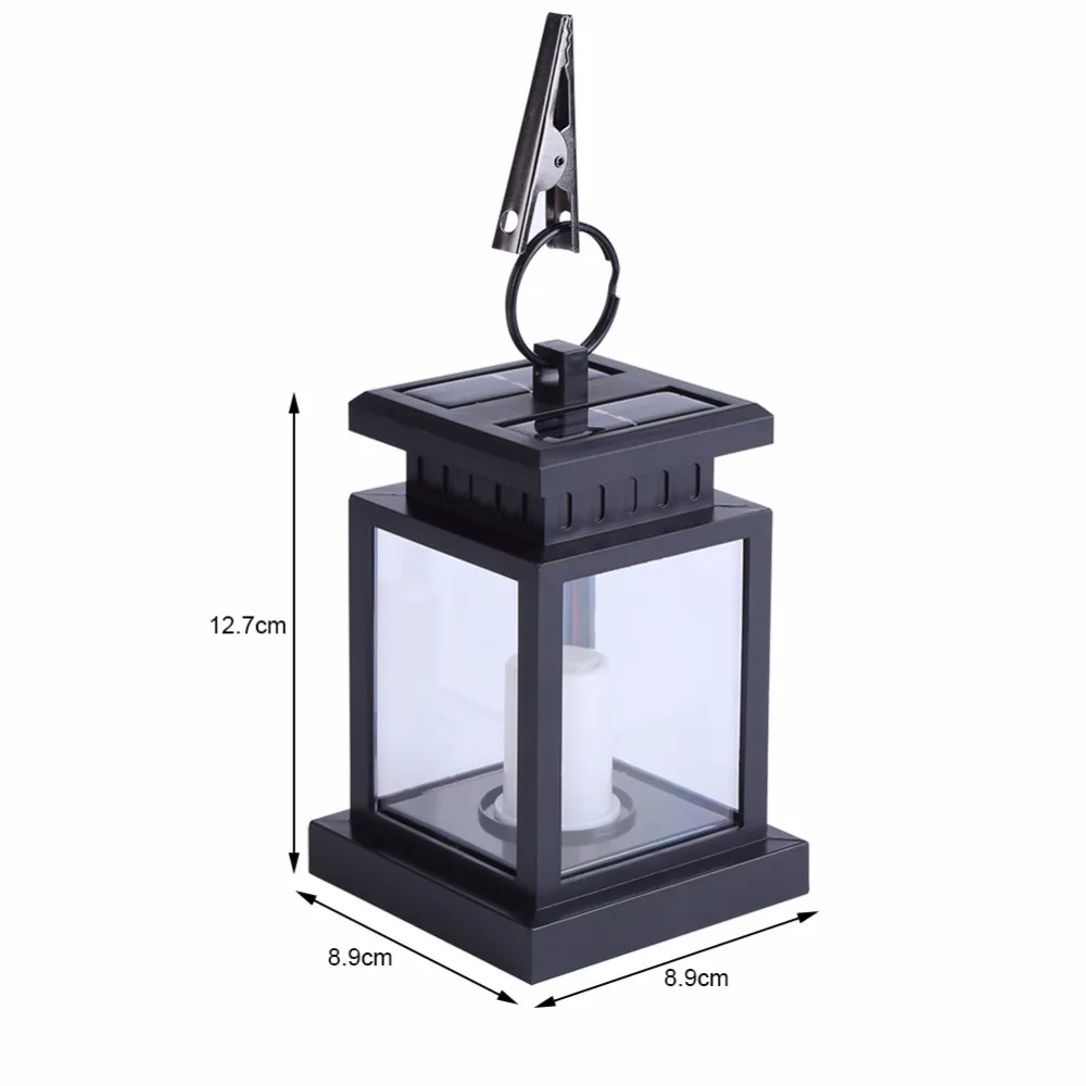 Уличная садовая лампа на солнечной батарее светодиодный подвесной светильник в