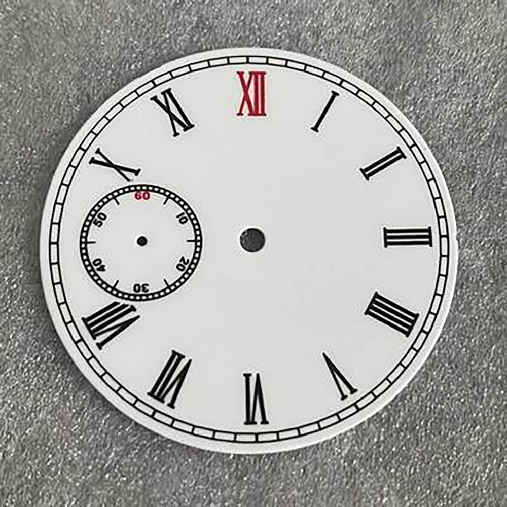 

White Watch Dial 38.8mm Dial for ETA6497 ST3600 Movements No Luminous