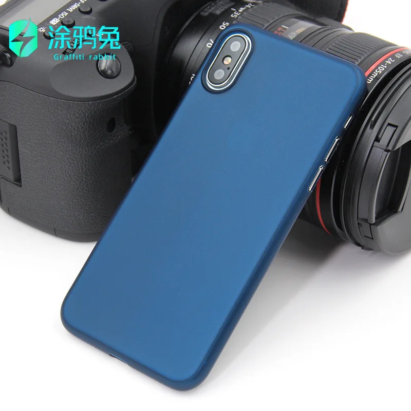

0.4mm Ultra Thin Matte Phone Case For IPHONE X XS MAX XR case Shockproof Slim Soft Hard PP Cover