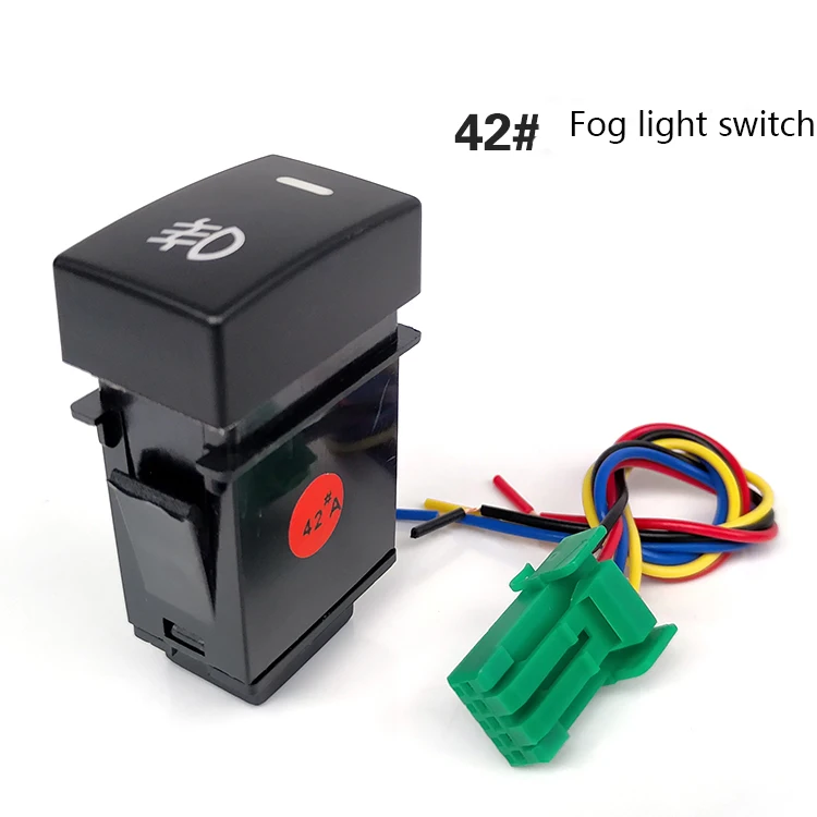 1 шт. Автомобильный Противотуманные фары переключатель с кабелем 5 Pin Кнопка ВКЛ
