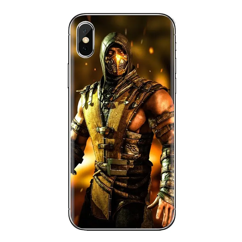 Скорпион в Mortal Kombat X маска для Huawei NOVA 2 3 2i 3i Y6 Y7 Y9 премьер-профессионал GR3 GR5 2017 2018 2019