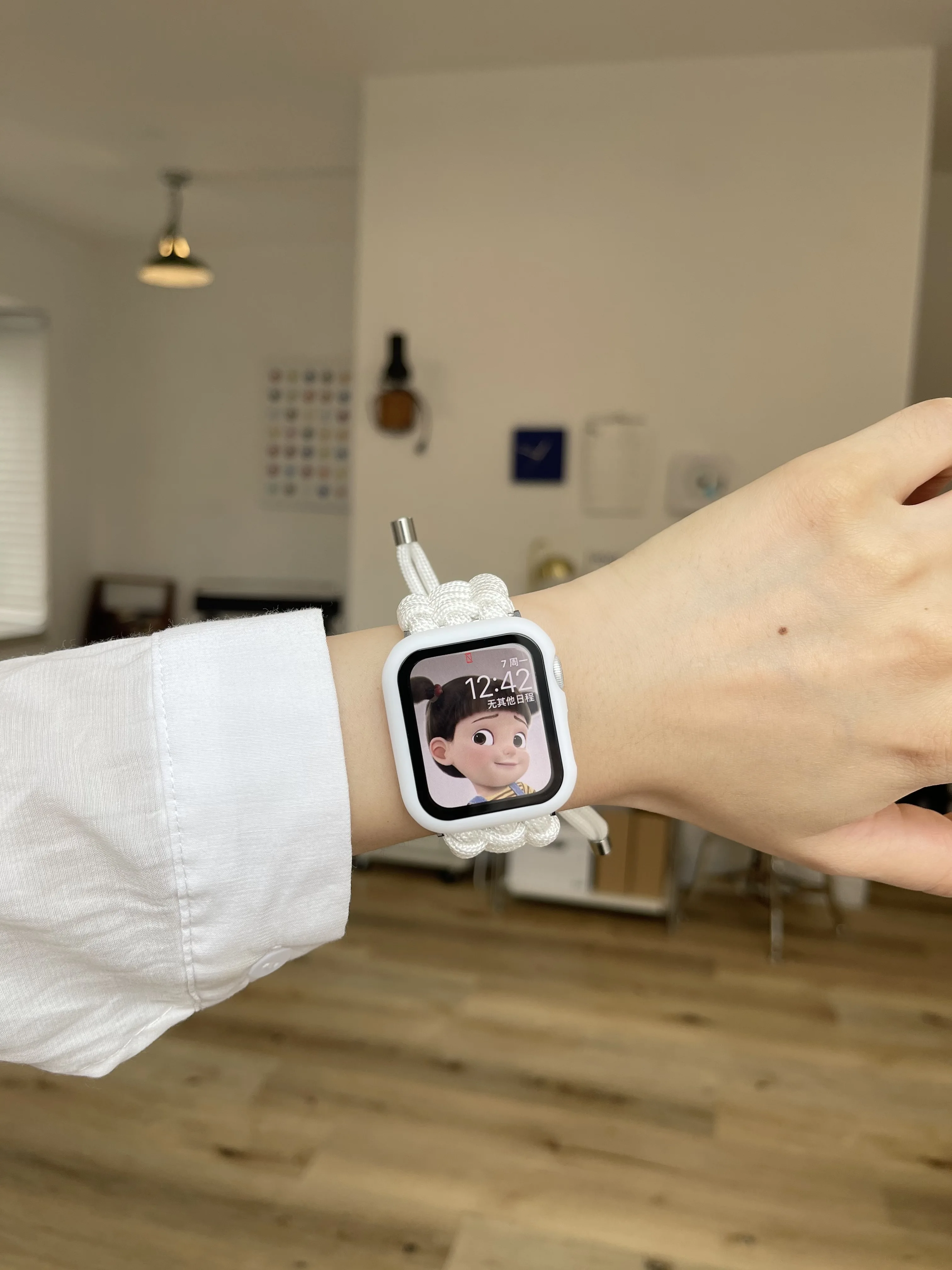 Nylon Rope Bracelet + Case Cover for Apple Watch Band 42MM 38MM 44MM 40MM Strap for iWatch Series 6 5 4 3 2 1 Protection Shell