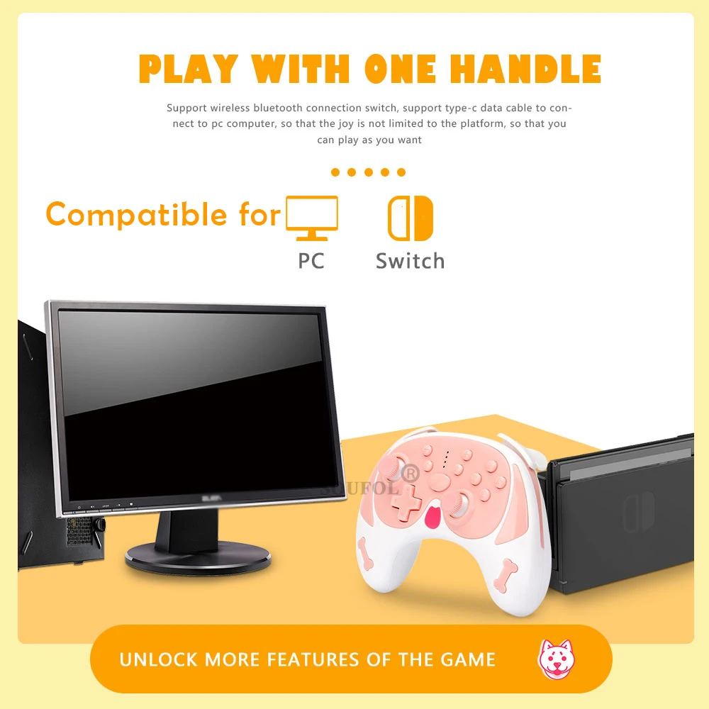 Беспроводной контроллер для Nintendo Switch консоль геймпадов управления ПК игровые