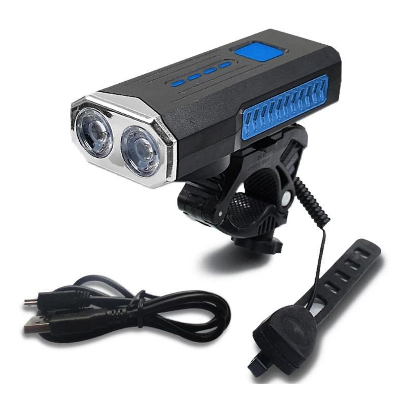 

Bicycle Headlight Powerful Torch Horn Lights Night Riding Bike Rechargeable