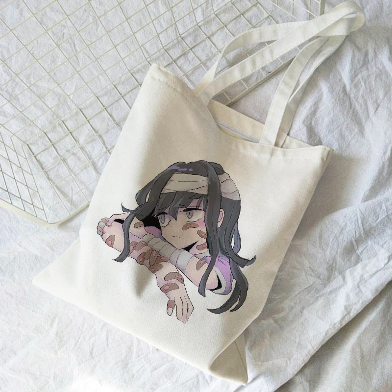 

Японская Холщовая Сумка Аниме Mikan Tsumiki, повседневная женская сумка Ulzzang kawaii fun y2k Harajuku, сумка для покупок, женские сумки через плечо