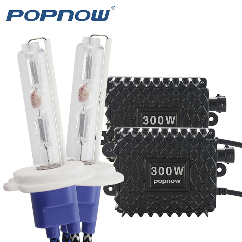 

300W HID xenon kit Headlight bulb hid kit xenon H7 H1 H3 H4 H8 H9 H11 9005 9006 high power ballasts xenon lamps bulbs