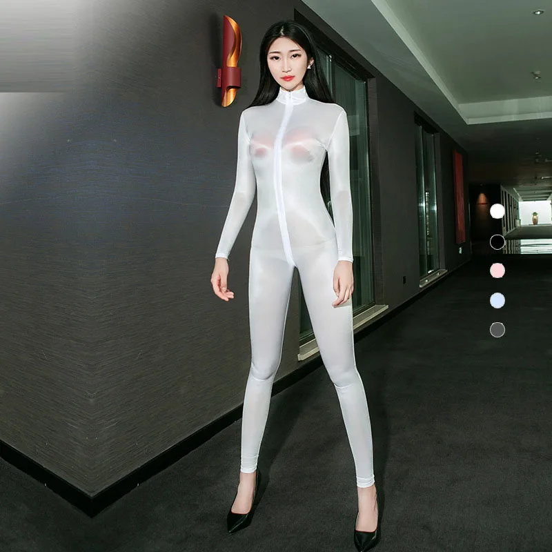 Сексуальные женские сапоги на молнии боди с открытой промежностью масло мрачный