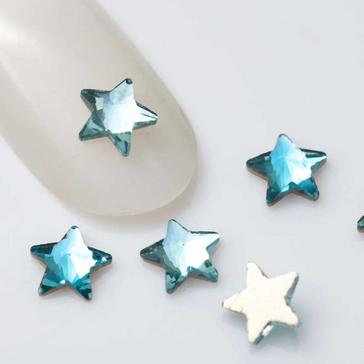 Small Size 20pcs Mix Shape Crystal Nail Diamond Art Rhinestones For 3D Nails Decorations Supplies Jewelry Rhinestone | Красота и