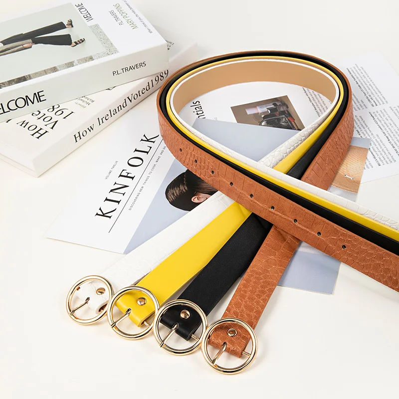 

Ремень с круглой пряжкой Женский, 2020 x см