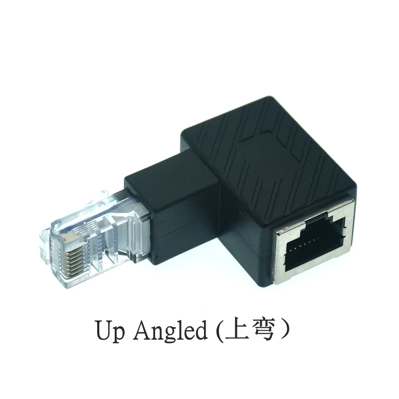 Переходник Ethernet Cat5e/Cat6 90 градусов и 270 RJ45 8P8C штекер | Компьютеры офис