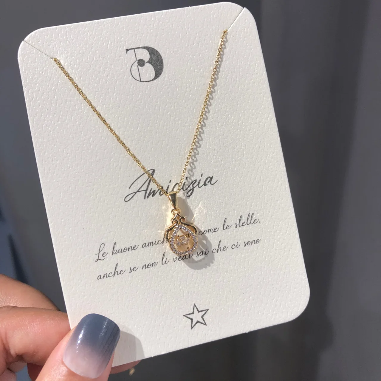 Новое южнокорейское модное ожерелье умное колье ShanZuan | Украшения и аксессуары