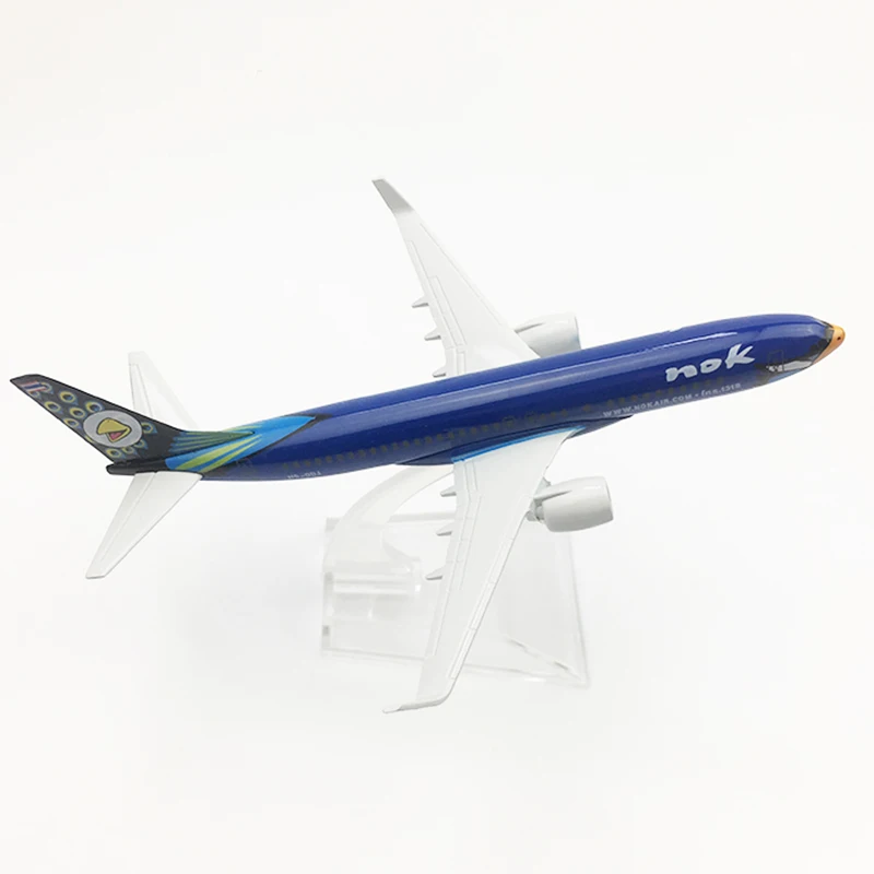 

16CM 1:400 Boeing B737 model Aircraft THAILAND NOK AirBird SCALE Alloy airplane toy With landing gear base Plane toys gifts