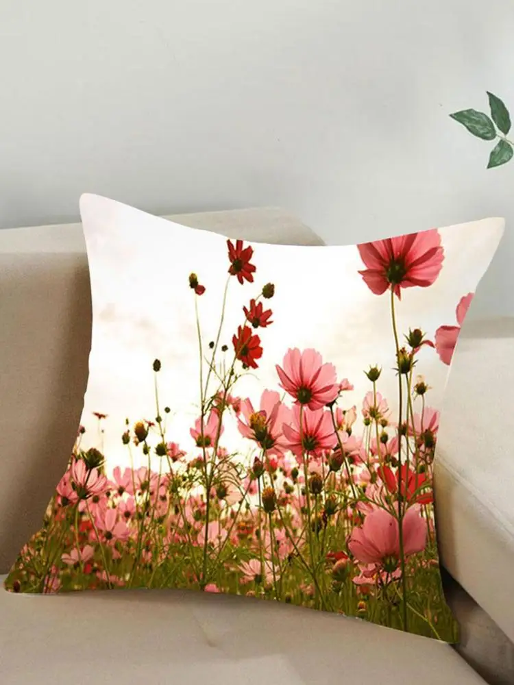 

Flower Series Pillow Cover Sofa Cushion Bed Pillow Cover 45x45cm Pillow Cover Sofa Bed Sofa Soft Throw Home Decor Decoration
