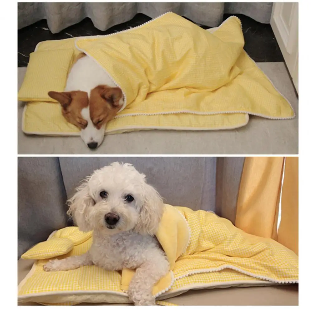 

3 шт./компл. стильная подушка в виде гнезда для домашних животных, легкая переносная подушка для домашних животных, одеяло для котят, подстил...