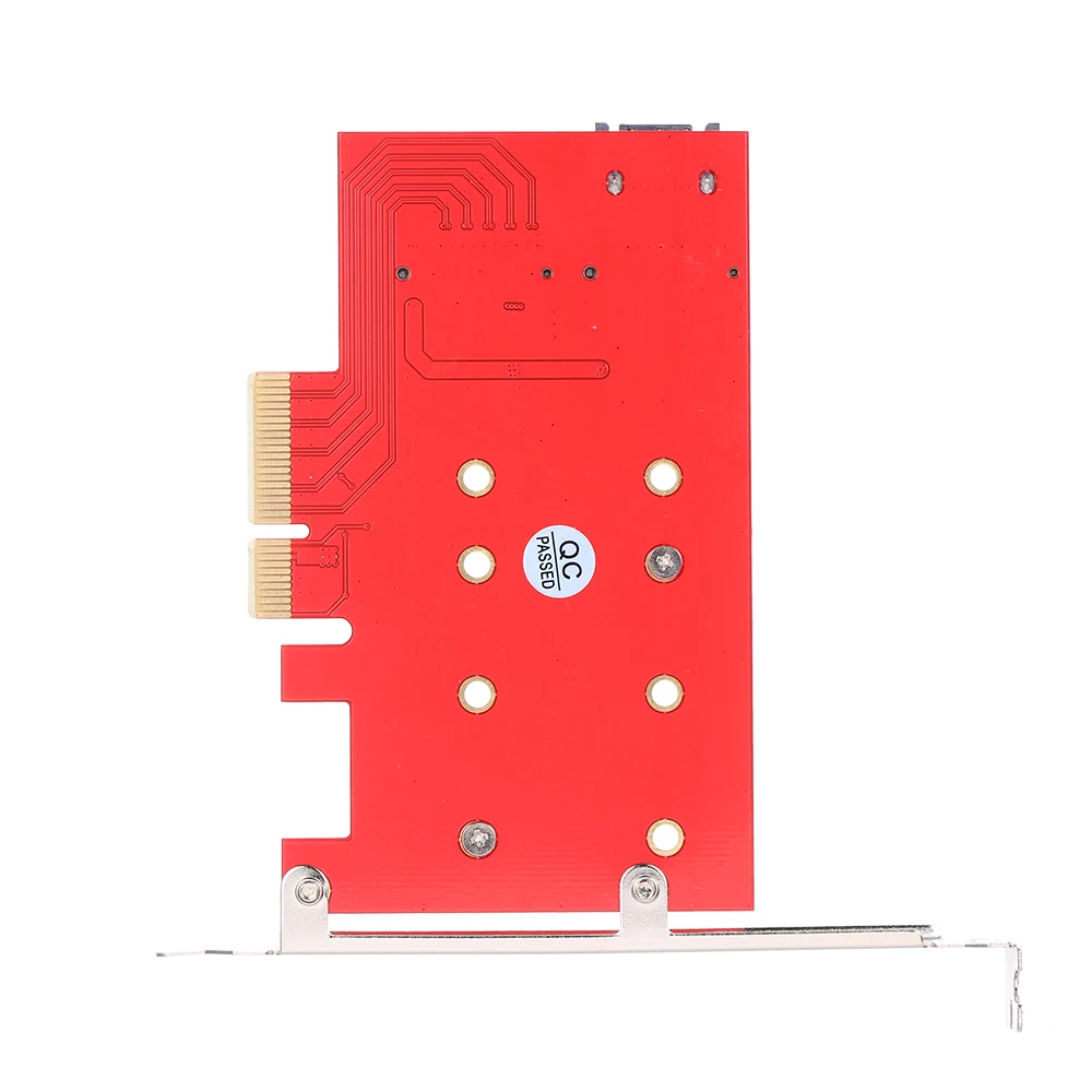 M.2 NVME NGFF SSD and B Key M (SATA Based) to PCI-E x4 Adapter Dual Slots | Компьютеры и офис