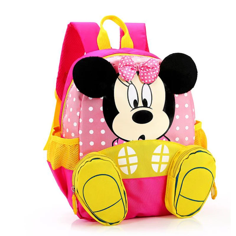 Рюкзаки с Микки из мультфильма детские сумки для детского сада рюкзаки Минни