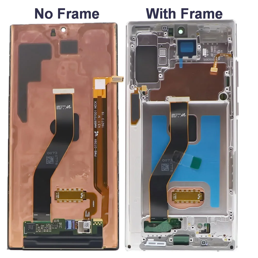 Pantalla Lcd ORIGINAL para Samsung Galaxy Note 10, montaje de pantalla t&aacute;ctil AMOLED, N970, N970F, note10 plus, N975, N9750-2