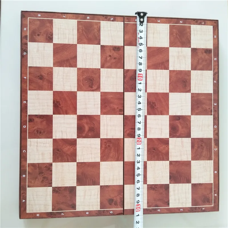 Магнитные деревянные шашки и из ДПК 32 шт./компл. складные настольные игры 31 см