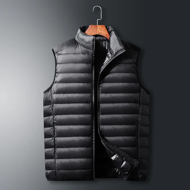 

2021 autumn and winter waistcoat men's casual and comfortable cotton-padded warm coat Korean fashion down men's clothing