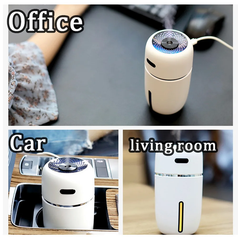 Портативный увлажнитель воздуха с крутым туманом светодиодный без воды