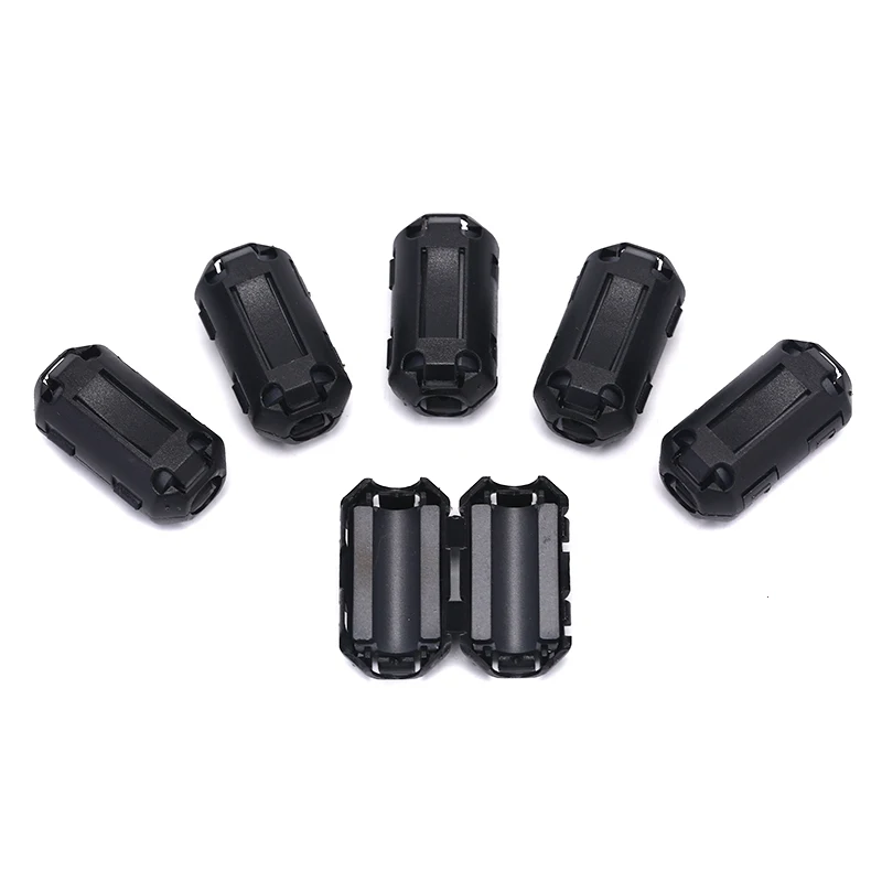 6PCS New Hot Clip On EMI RFI Noise Ferrite Core Filter For 7mm Cable N3 | Обустройство дома