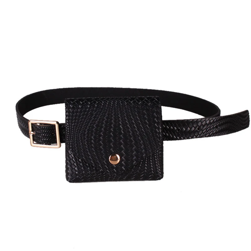 Поясная Сумка из ПУ кожи для женщин забавная миниатюрная клетчатая Сумочка