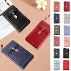 Женский кошелек от известного бренда 2021, сумки для сотового телефона, большие держатели для карт, сумочка, клатч, мессенджер на плечо, длинные ремни, Прямая поставка