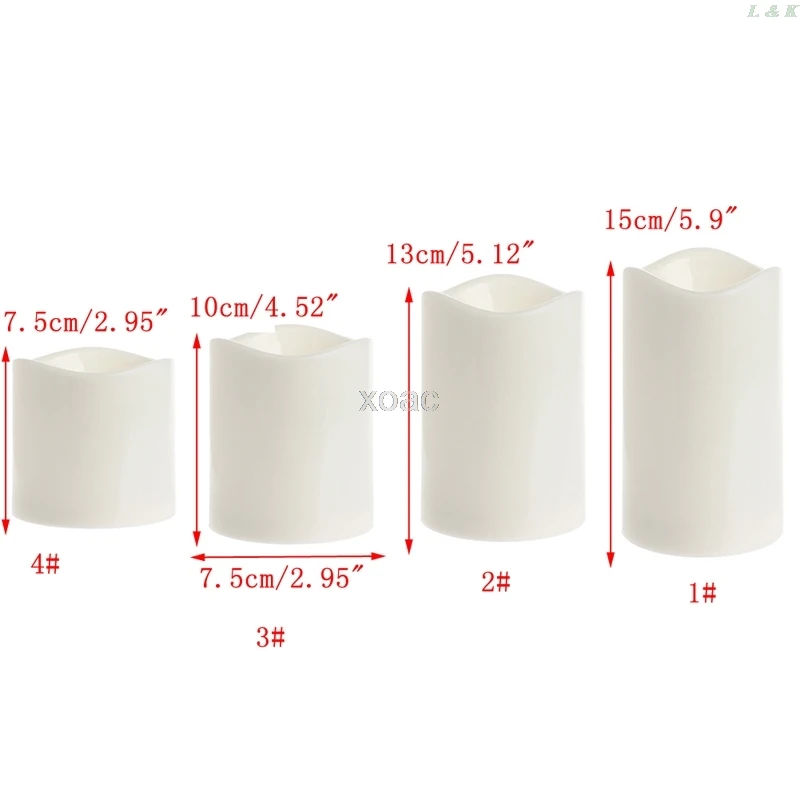 Романтичный беспламенный светодиодный светильник электронные свечи Свадебный