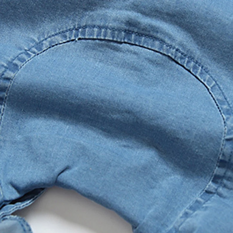 

Autumn New Newborn Baby Boys Cute Denim Buttons Romper Infants Toddler Long Sleeve One Piece Jumpsuit Outfits Clothes