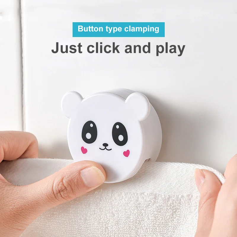 

Настенный Штатив для хранения полотенец с креативной мультяшной тряпкой