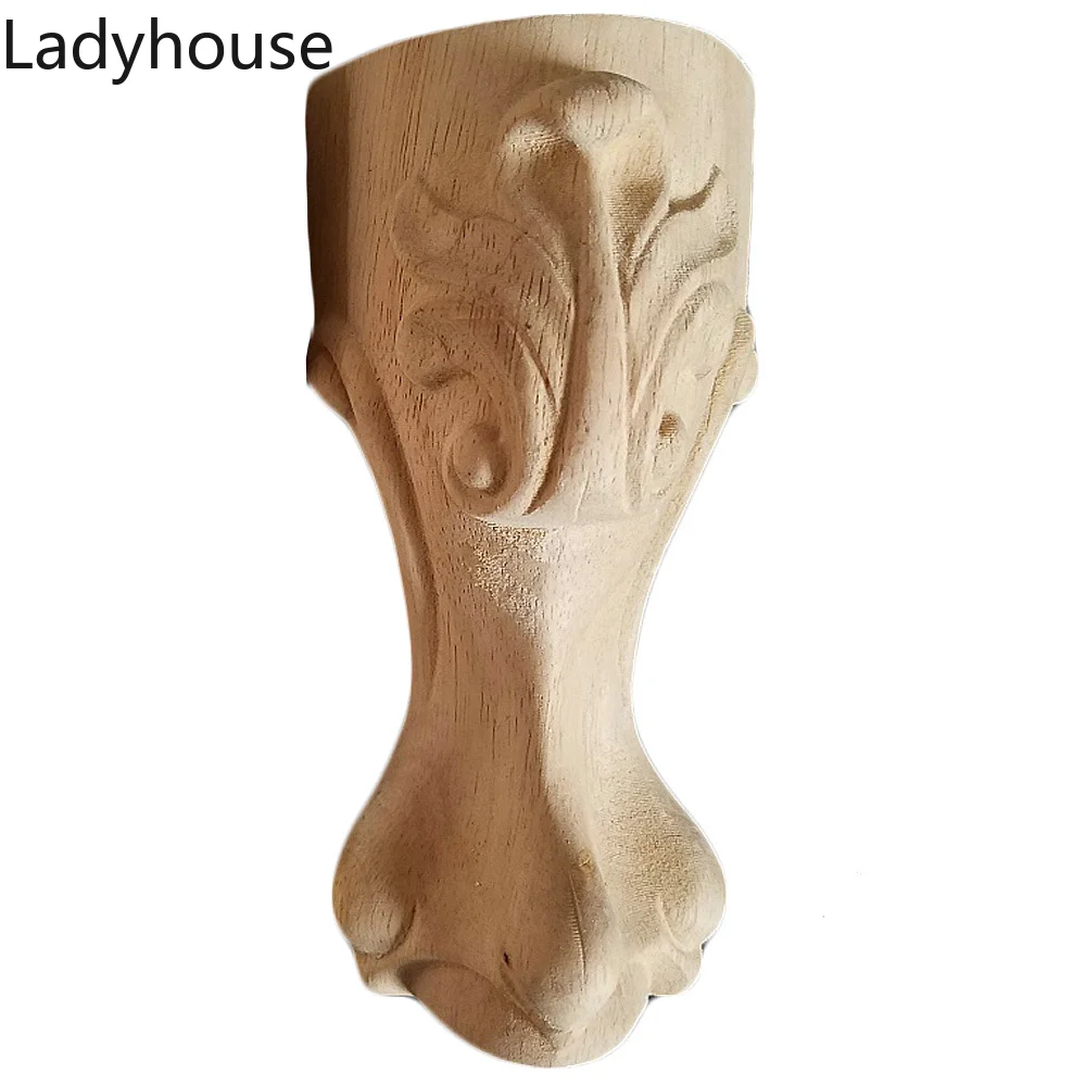 

1PC 16cm Foot of The Furniture Vintage Home Decor Wood Decoration Accessories Figurine Wooden Letters Miniatures Applique