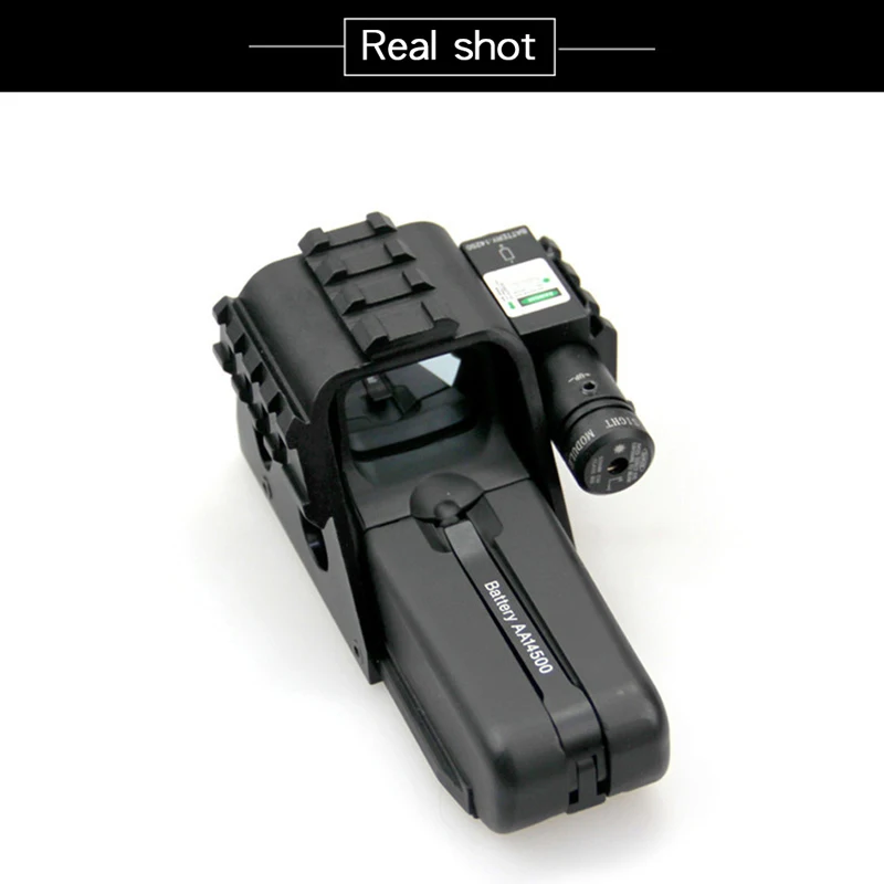 

Hunting Air Rifle Holographic Scope RMR Red Green Dot Sight Riflescope Collimator Tactical Optical Sights With 20mm Rail Mount