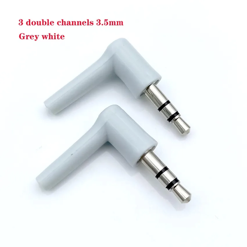 

2 шт./лот 90 градусов 3,5 мм разъем для стереогарнитуры 3 4 полюса 3,5 позолоченные черные аудио разъемы переходник соединитель