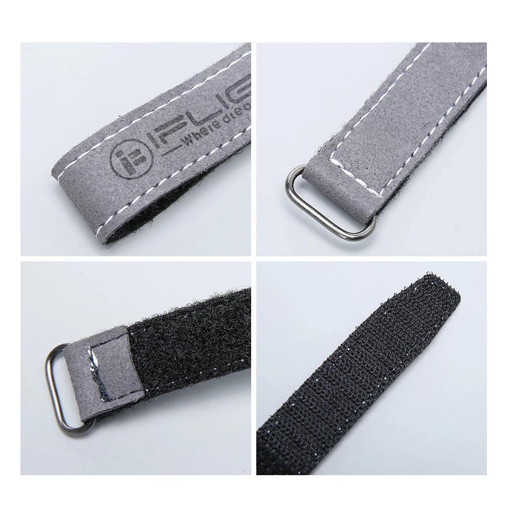 

5PCS IFlight Microfiber Suede Leather Battery Strap 15mm 20mm for RC FPV Racing Freestyle Drones Lipo Batteries