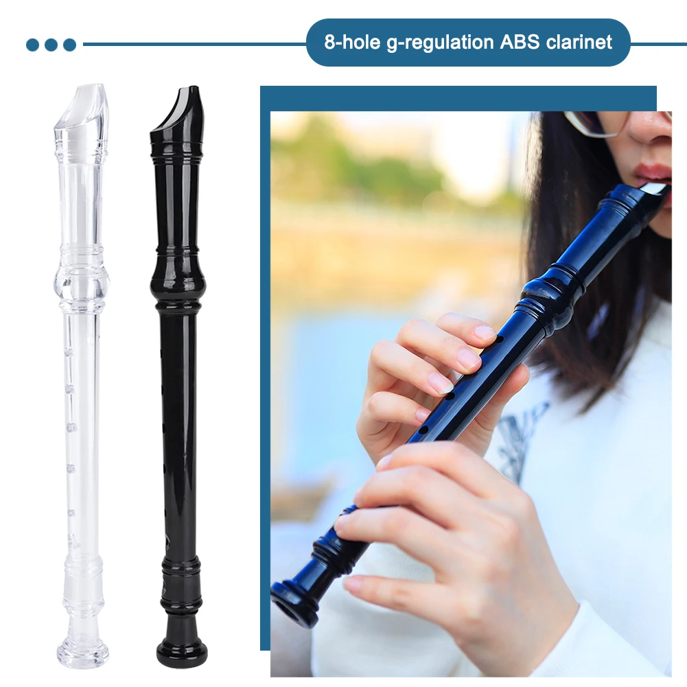

8 Hole G Key Clarinet with Cleaning Rod Musical Instrument for Kid Beginner Flute wind Musical Instruments
