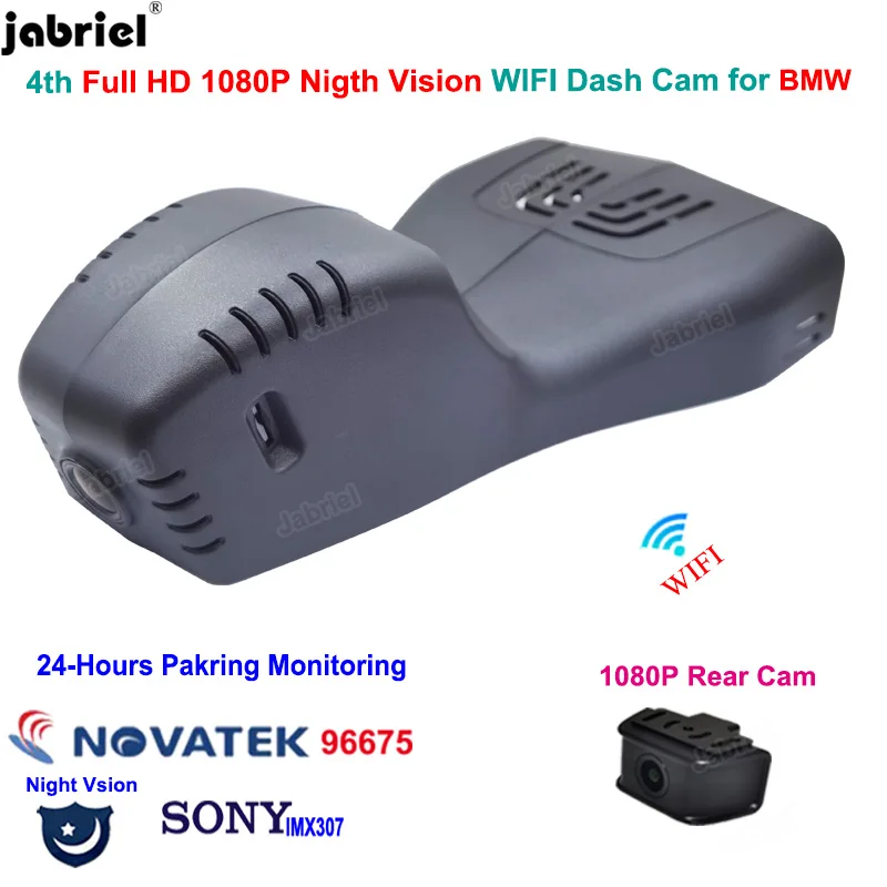 

Full HD 1080P Wifi Night Vision Novatek 96675 Sony IMX307 Car Dvr Dash Cam Camera For BMW X6 G06 X6 40i X6 30d X6 40d 2020 2021