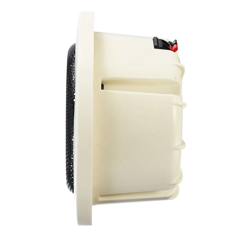 

1 Pair Waterproof Marine Stereo Audio Speakers Wall Mount Ceiling Speakers Indoor Outdoor Music Player for Boat ATV UTV