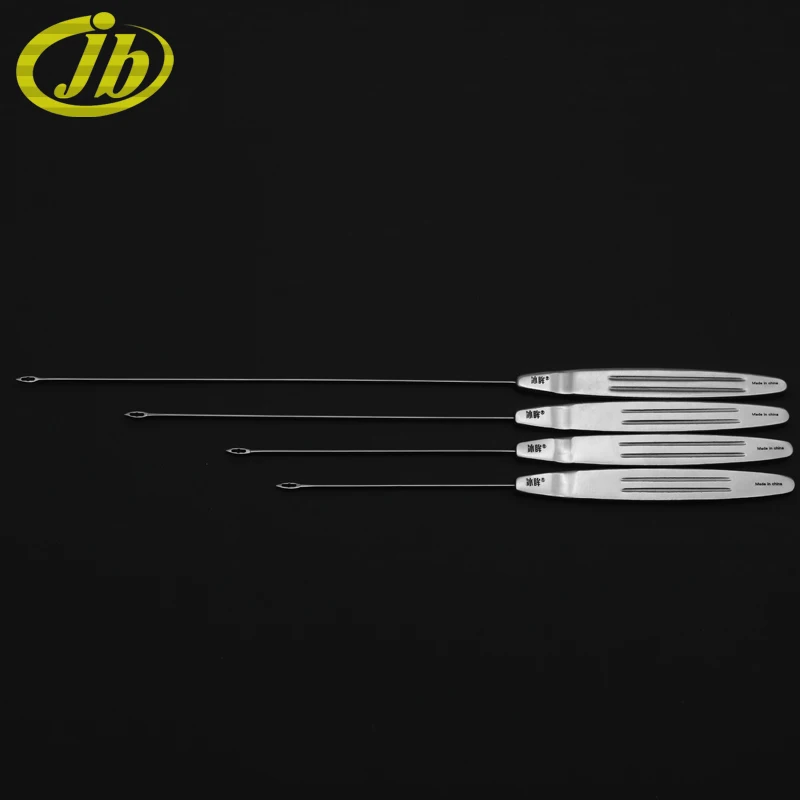 Puncture guide needle stainless steel 18/20/24/28cm cosmetic surgery surgical instrument medical tools