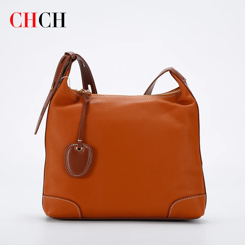 

CHCH New Fashion Women Shoulder Bag Cow Leather Lady Casual Cross-body Bag