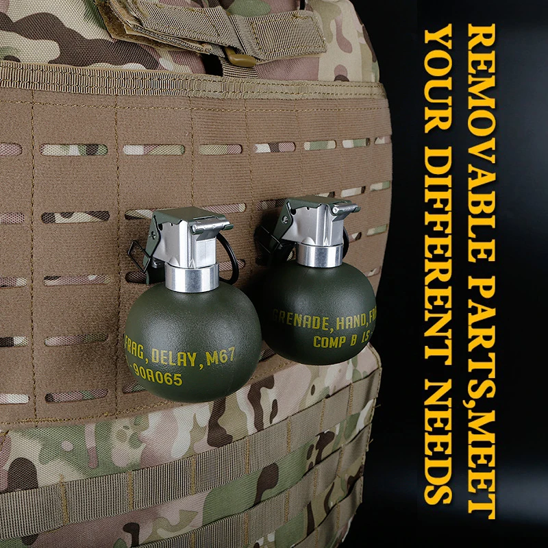 Манекен M67 Frag Gran модель Molle система пластик Quick Release Airsoft жилет аксессуары без функции для косплея