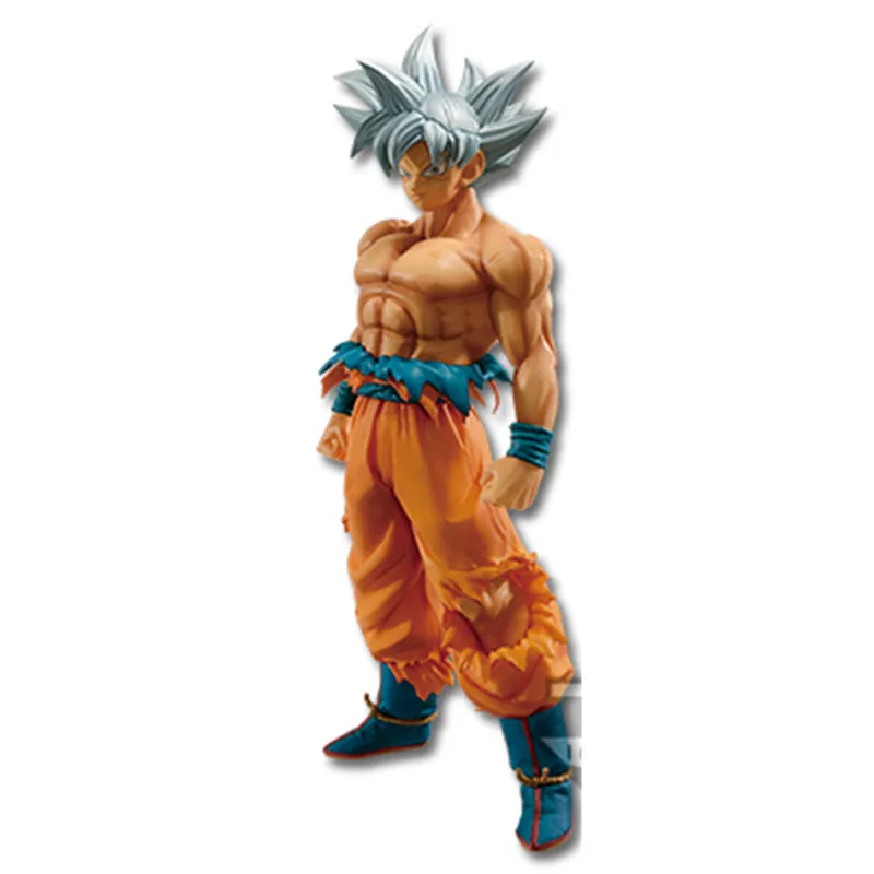 Dragon Ball Z Сон Гоку Аниме фигурки Супер Саян ультра инстинкт 25 см ПВХ модели игрушки