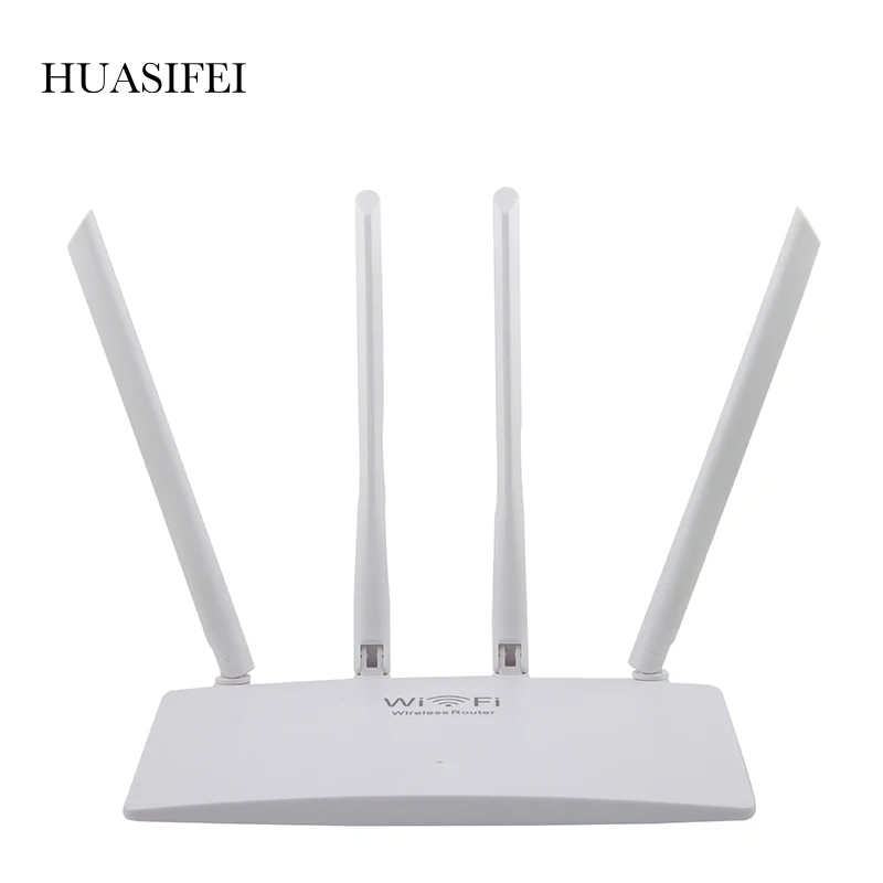 HUASIFEI Беспроводной Wi Fi роутер 300 Мбит/с домашний WIFI ретранслятор 4*5dBiAntenna 1LAN 4WAN PPTP L2TP