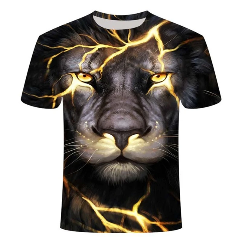 

2021 New Summer 3D printed men's T-shirt casual short-sleeved men's T-shirt fashion hip-hop top