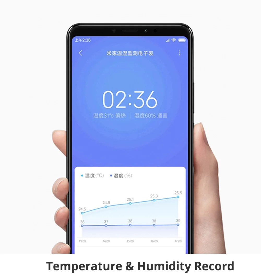 Новинка, Xiaomi Mijia BT4.0, беспроводные умные электрические цифровые часы, домашний гигрометр, термометр, электронные чернила, приборы для измерения температуры